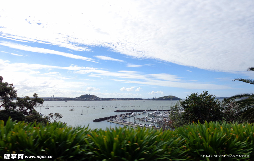 新西兰海滨风景