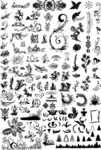 卷曲花纹底纹