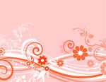 卷曲花纹底纹