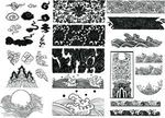 云纹  底纹