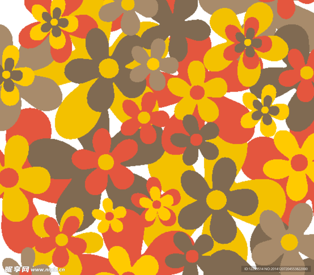 卷曲花纹底纹 花纹 底纹 纹样