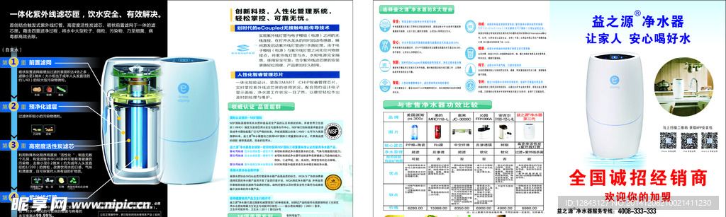 益之源净水器宣传单页