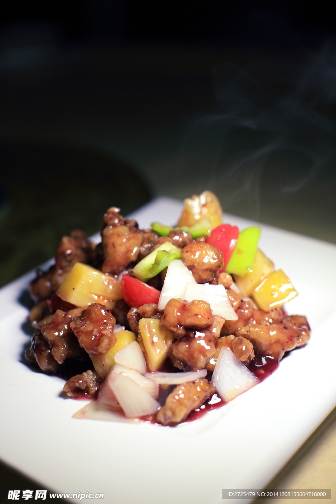 蓝莓咕咾肉