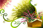 矢量铃兰花鲜花