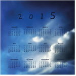 2015年历模板