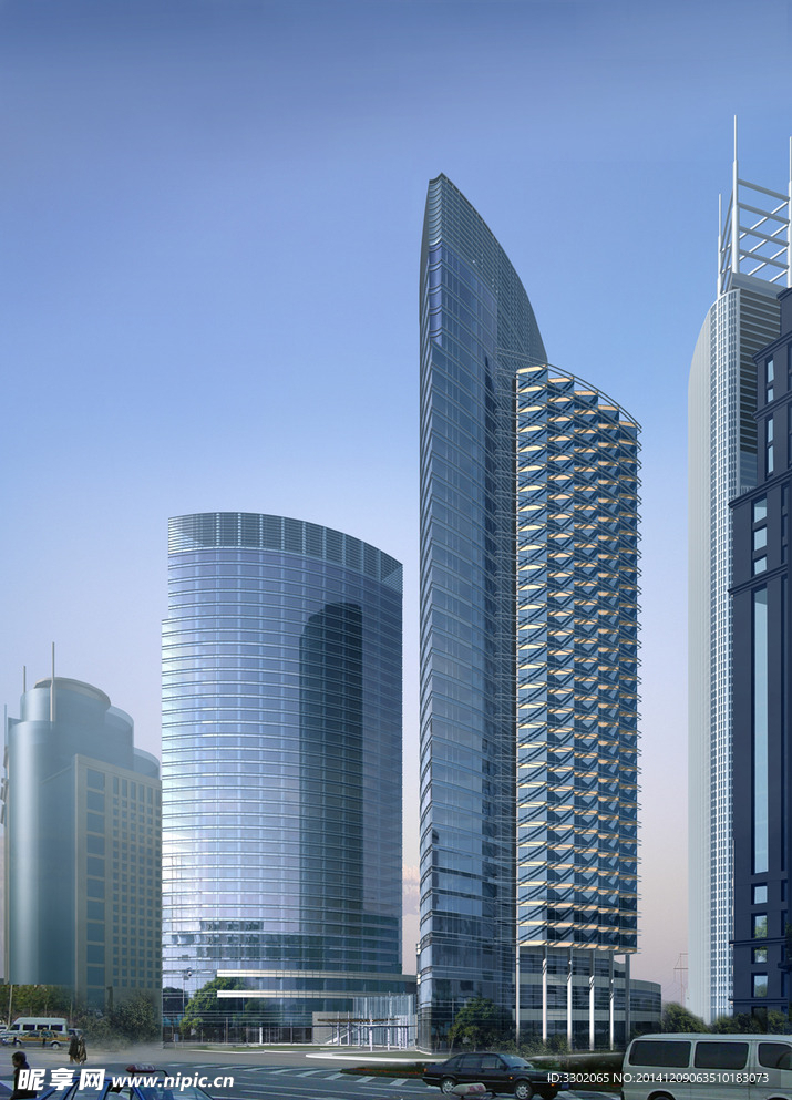 商务大厦建筑景观