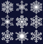 雪花图案