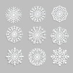 雪花图案