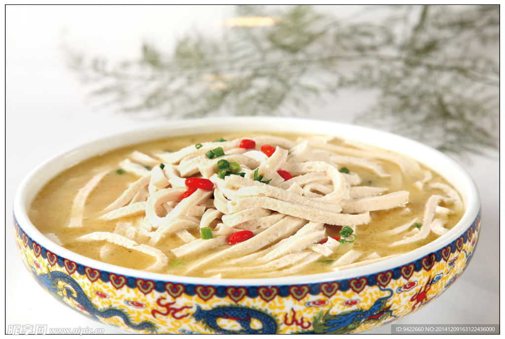 鸡汤豆腐丝