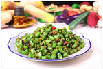 榄菜肉沫四季豆
