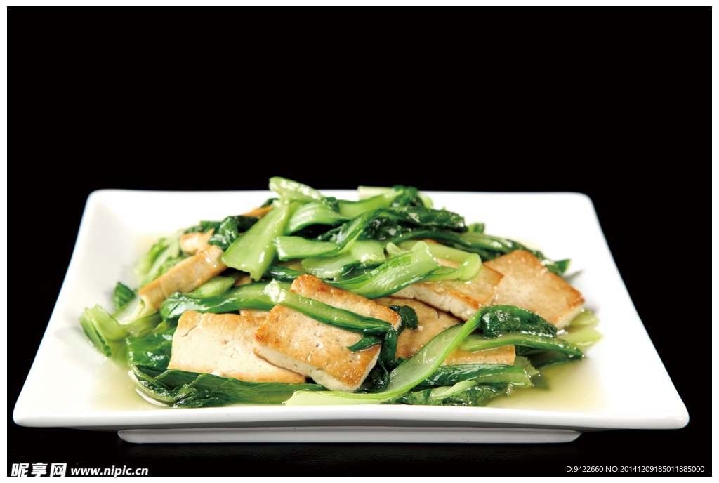 青菜烧豆腐