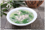 小白菜丸子汤