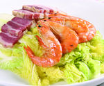 虾干咸肉蒸娃娃菜