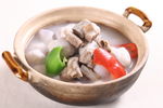 鲜排炖芋艿