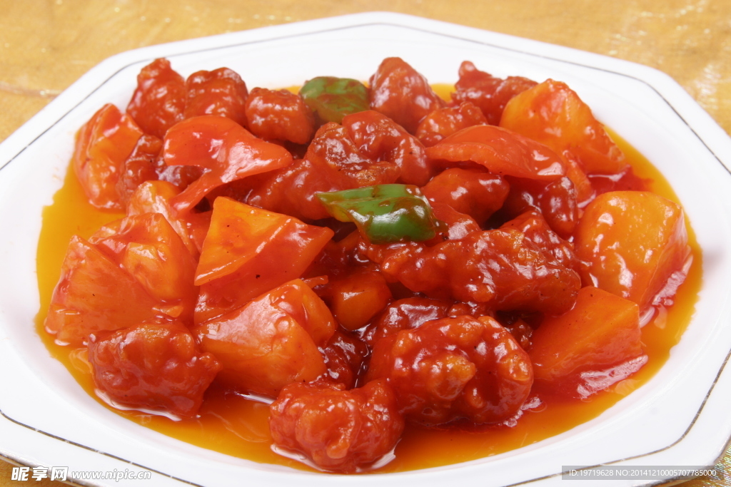 香菠咕咾肉