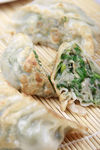 香煎韭菜饺