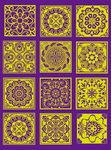经典花纹底纹矢量图