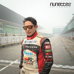 太阳眼镜nunettes赛车手
