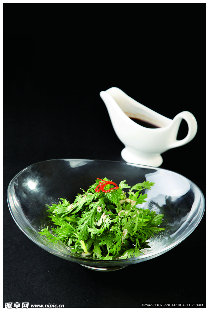 捞汁茼蒿