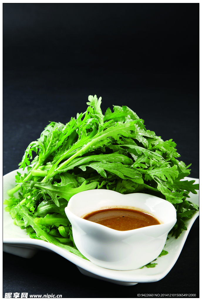 麻酱茼蒿