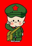 小破孩军装照