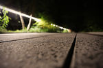 夜晚的水泥路