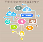 互联网络应用矢量图标
