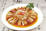 香豆腐烧蹄筋