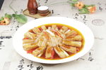 香豆腐烧蹄筋