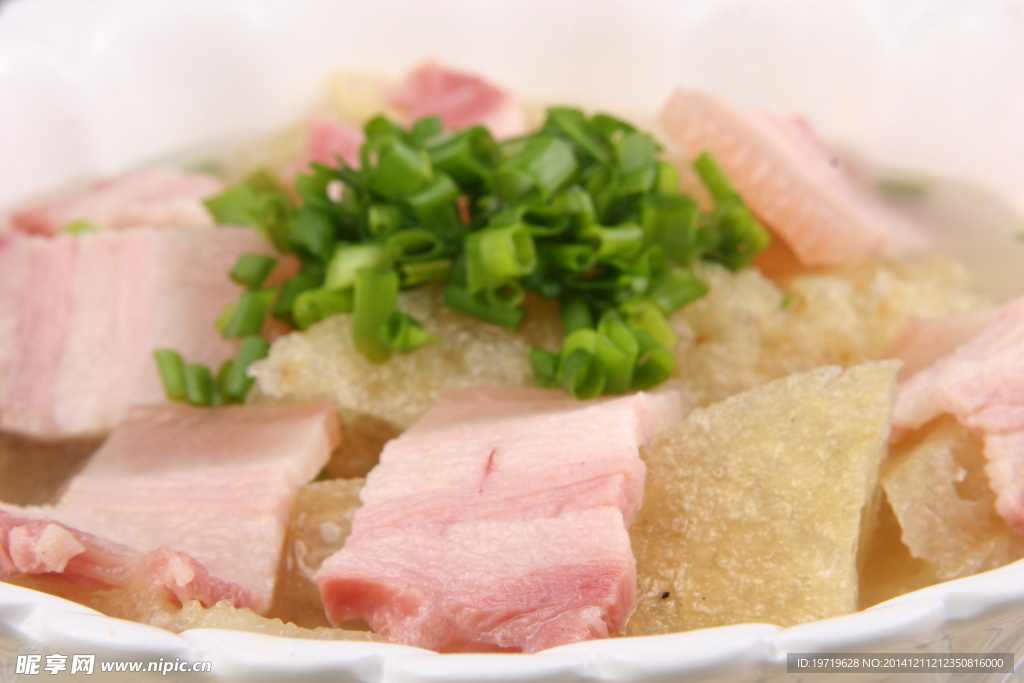 小葱汤肉皮