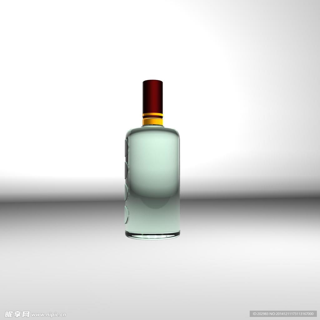 玻璃 白酒 瓶子