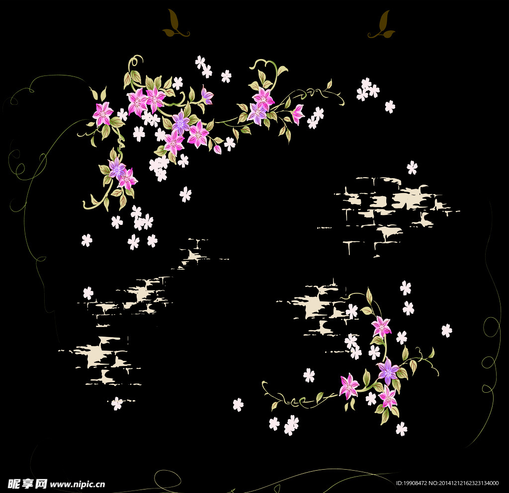 花纹样 花样相框