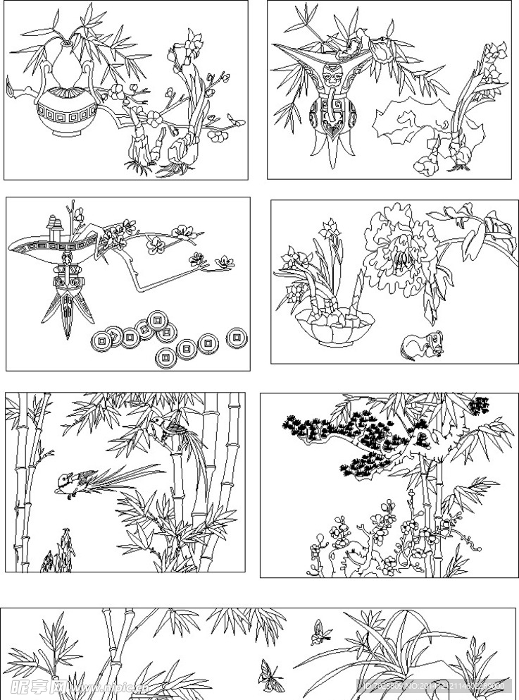 梅兰竹菊