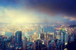 俯瞰香港夜景
