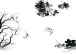 水墨山水画