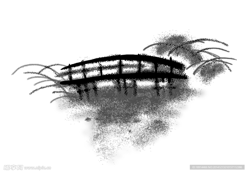 水墨桥