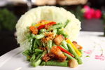 咸肉炒四季豆