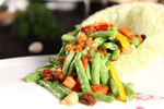 咸肉炒四季豆