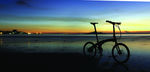 自行车 单车 黄昏