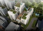 上海华辰通达物流公馆鸟瞰效果图