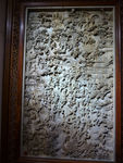 百子图屏画