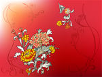 花朵 花纹背景