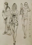 美女速写