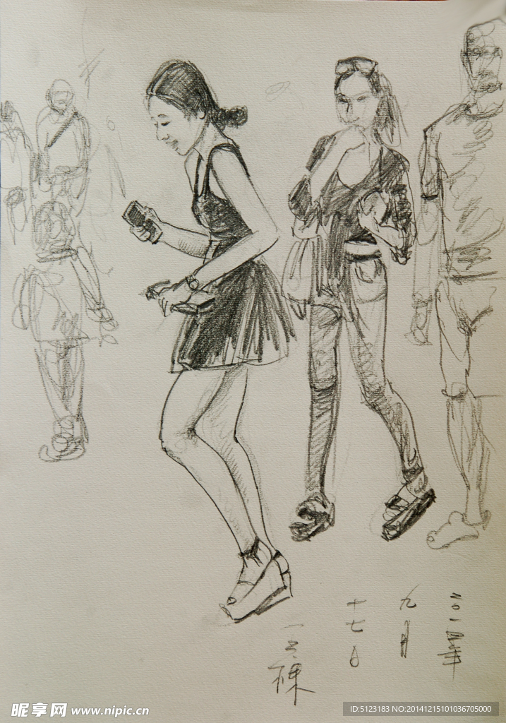 王栋 素描