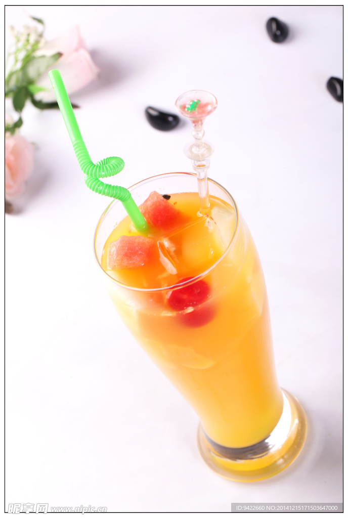新鲜水果茶