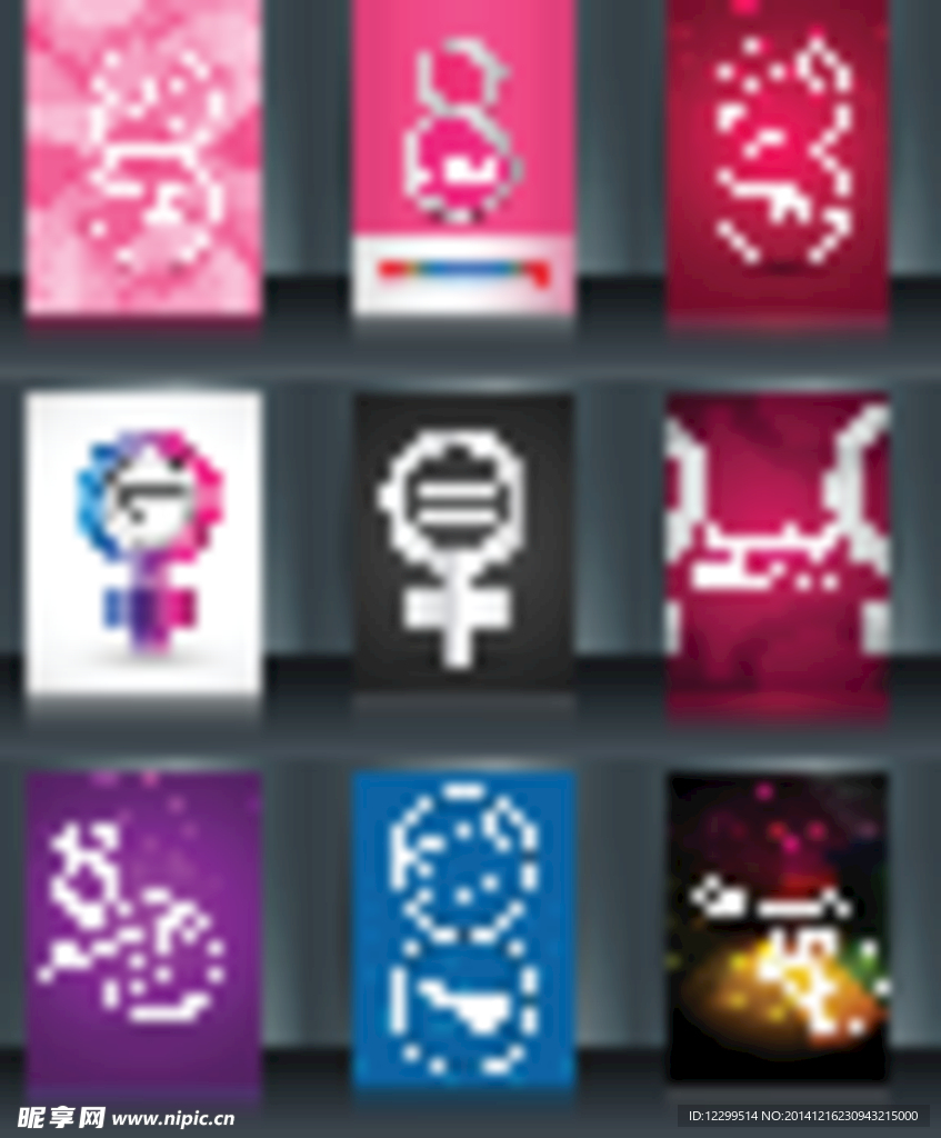 优雅时尚的妇女节海报设