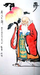国画人物 寿星