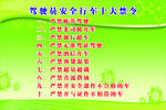 驾驶员安全行车十大禁令