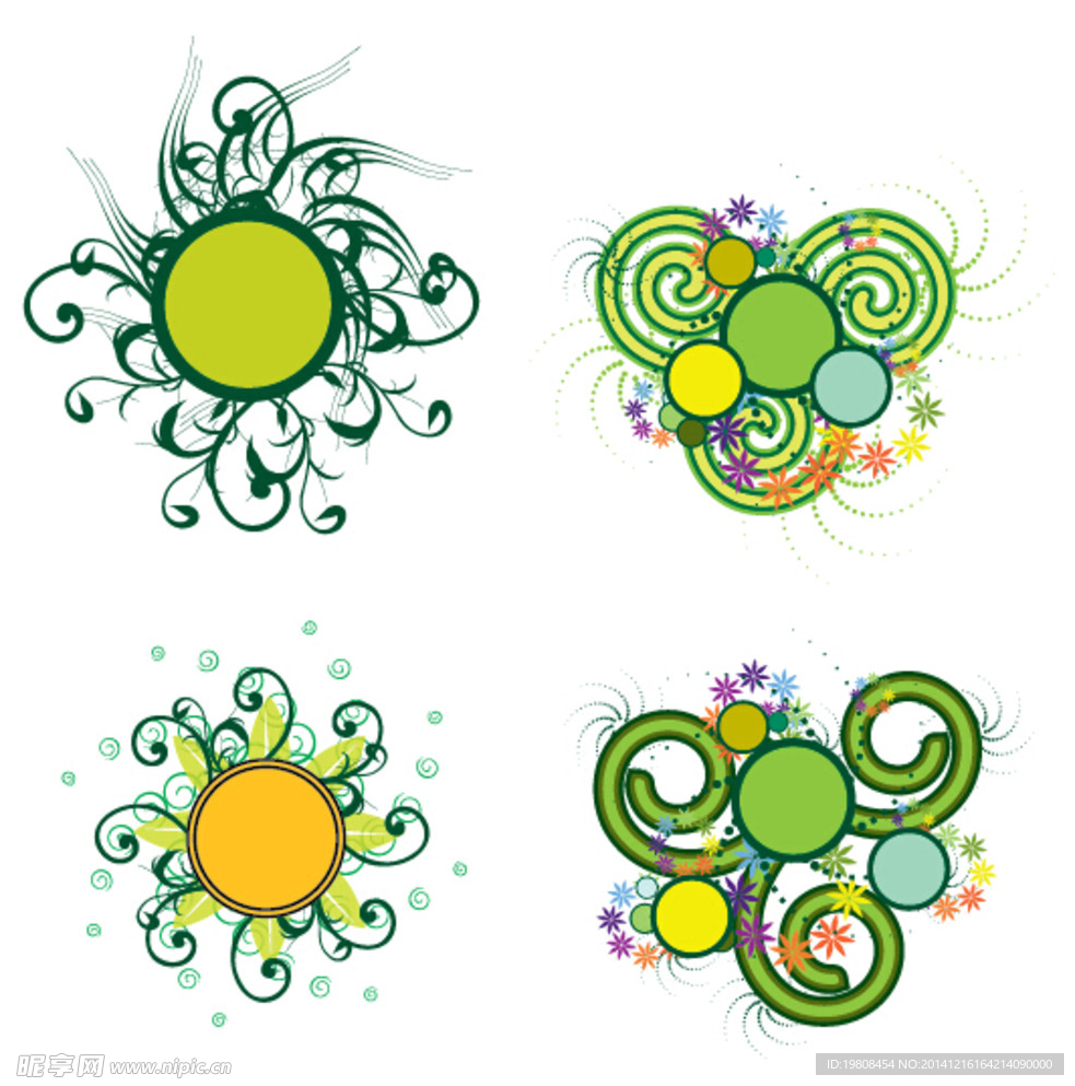 卡通花纹( 平面图 )