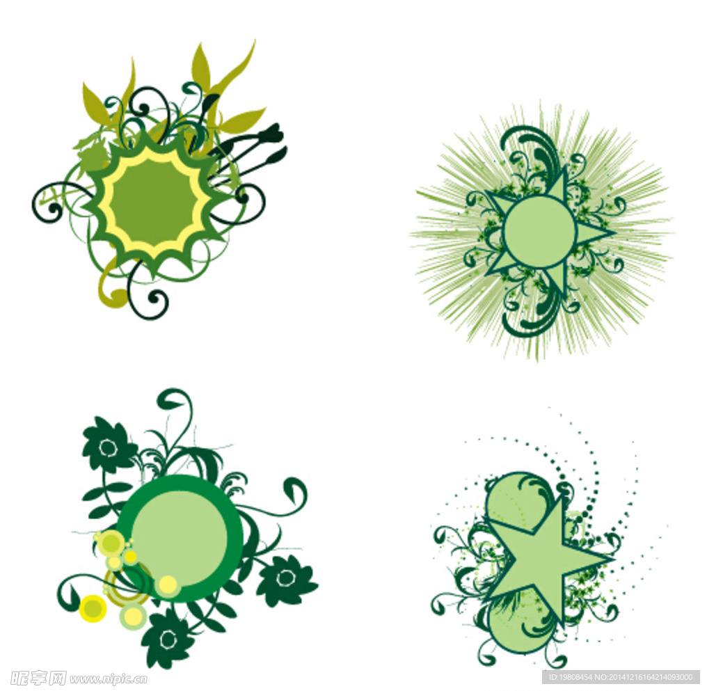 卡通花纹( 平面图 )
